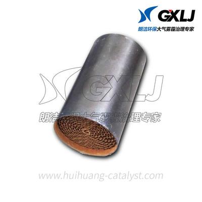 Coated metal honeycomb catalyst - belt